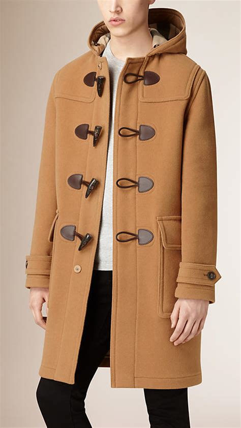 burberry oversize duffle coat|burberry wool cashmere tailored coat.